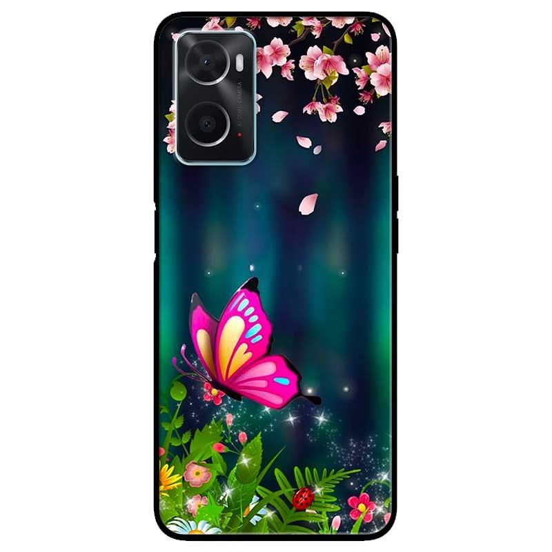 Ốp lưng dành cho Oppo A16K - Oppo A36 / A76 - Oppo Reno 7z 5G - Bướm Hồng