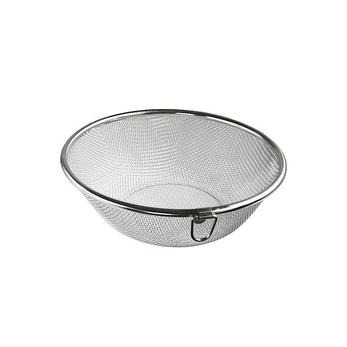 Rổ tròn miệng rộng inox Echo Metal φ18cm, dùng để chứa đựng, rửa thực phẩm như trái cây, rau củ, thịt cá. rất an toàn và tiện dụng - nội địa Nhật Bản