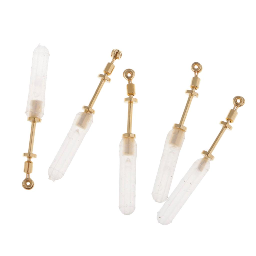 5 Pieces Copper Head Fishing Float Seat Vertical Buoy Carp Fishing Lake Fishing Accessories