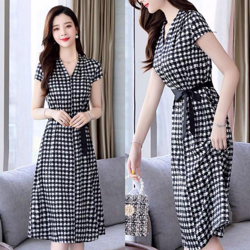 Đầm Công Sở Dự Tiệc Hàn Quốc Đủ Size M-L-XL-XXL
