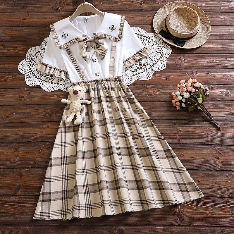 DONGSHOP HOT Cô gái ăn mặc mùa hè mỏng 2023 trẻ em phong cách tây cô gái váy công chúa trẻ em lớn váy thời trang mùa hè