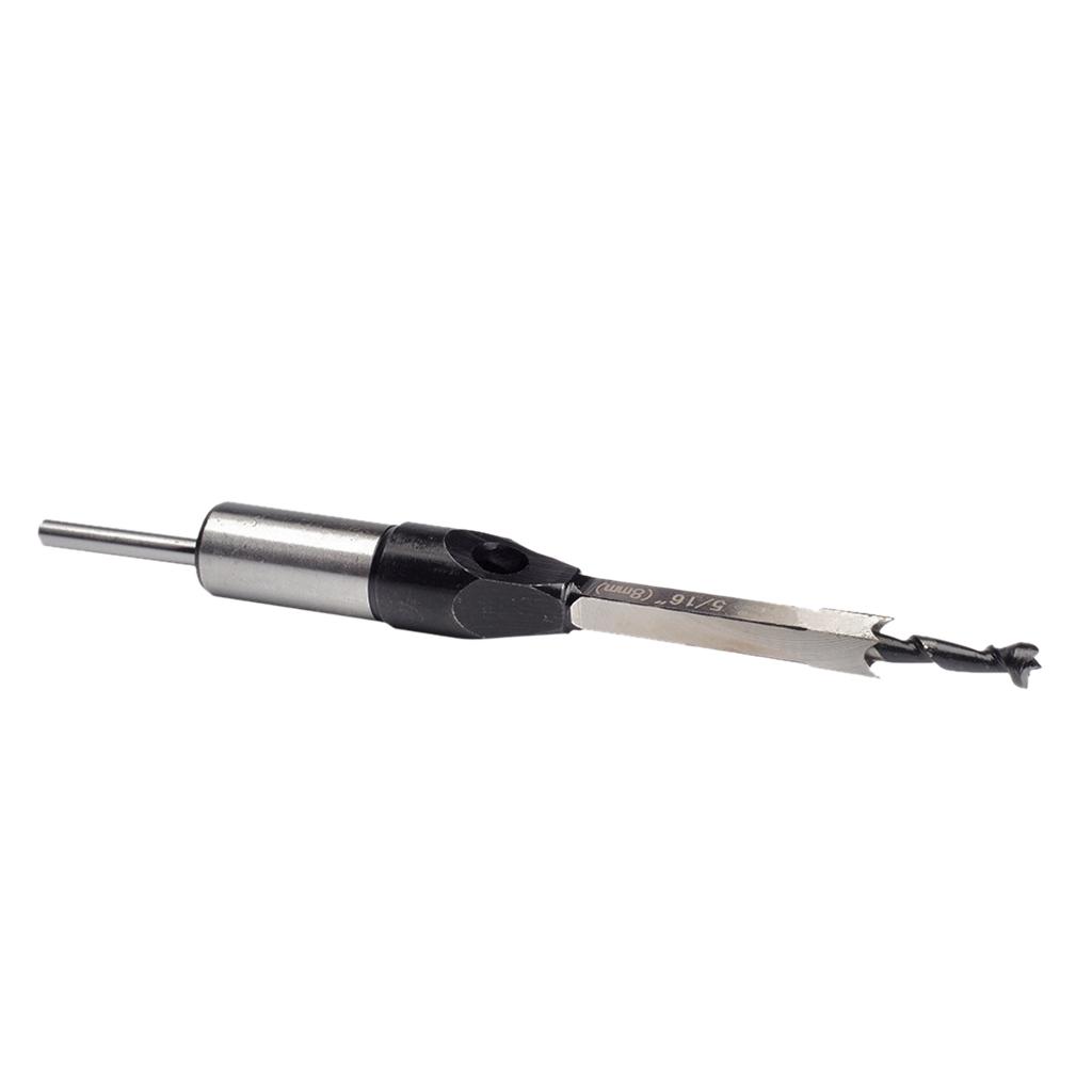 2pcs Hardness HSS Square Drill Bit Hole Saw Cutter Woodworking Tools 8mm & 12mm