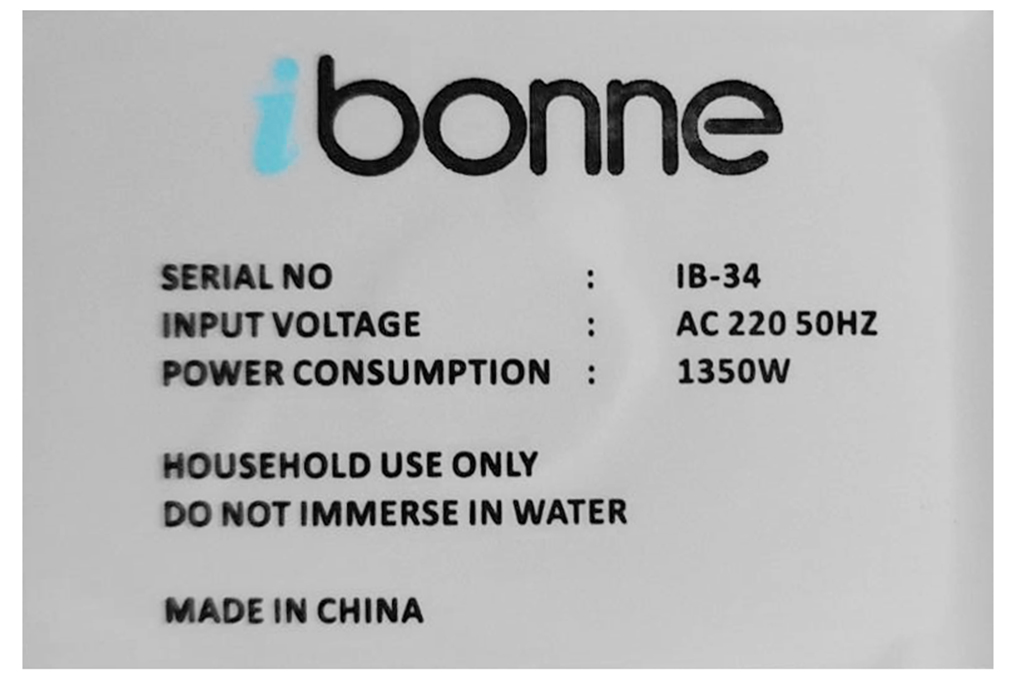 NỒI CHIÊN KHÔNG DẦU ĐIỆN TỬ 5.5L IBONNE IB-34 HÀNG CHÍNH HÃNG