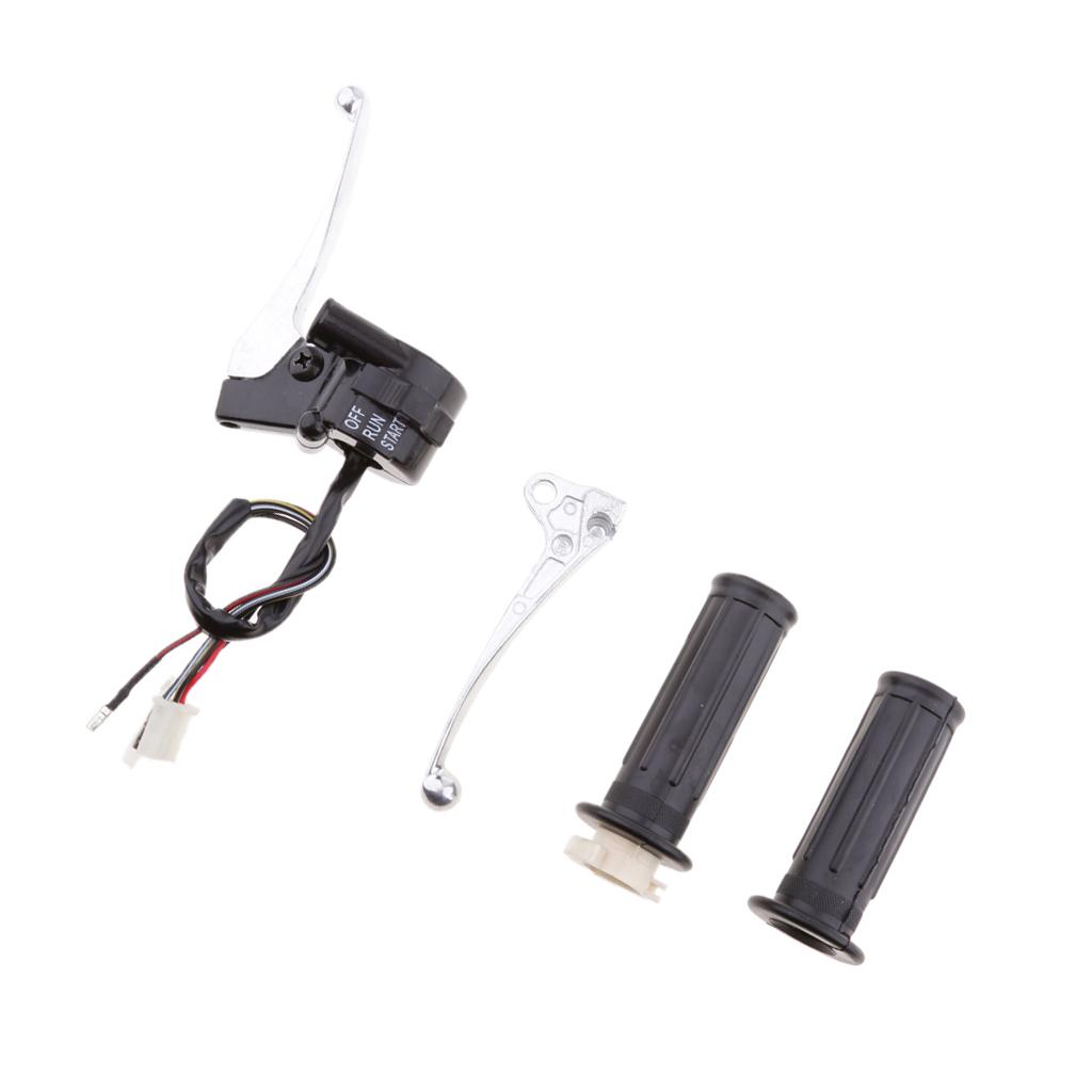 BRAKE LEVER GRIP THROTTLE CABLE SWITCH FOR YAMAHA PEEWEE PW 50 PY50