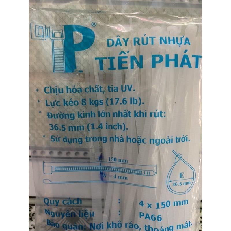 Dây rút nhựa Tiến Phát các loại 10cm ,15cm ,20cm, 25cm, 30cm - Hàng Việt Nam chất lượng cao