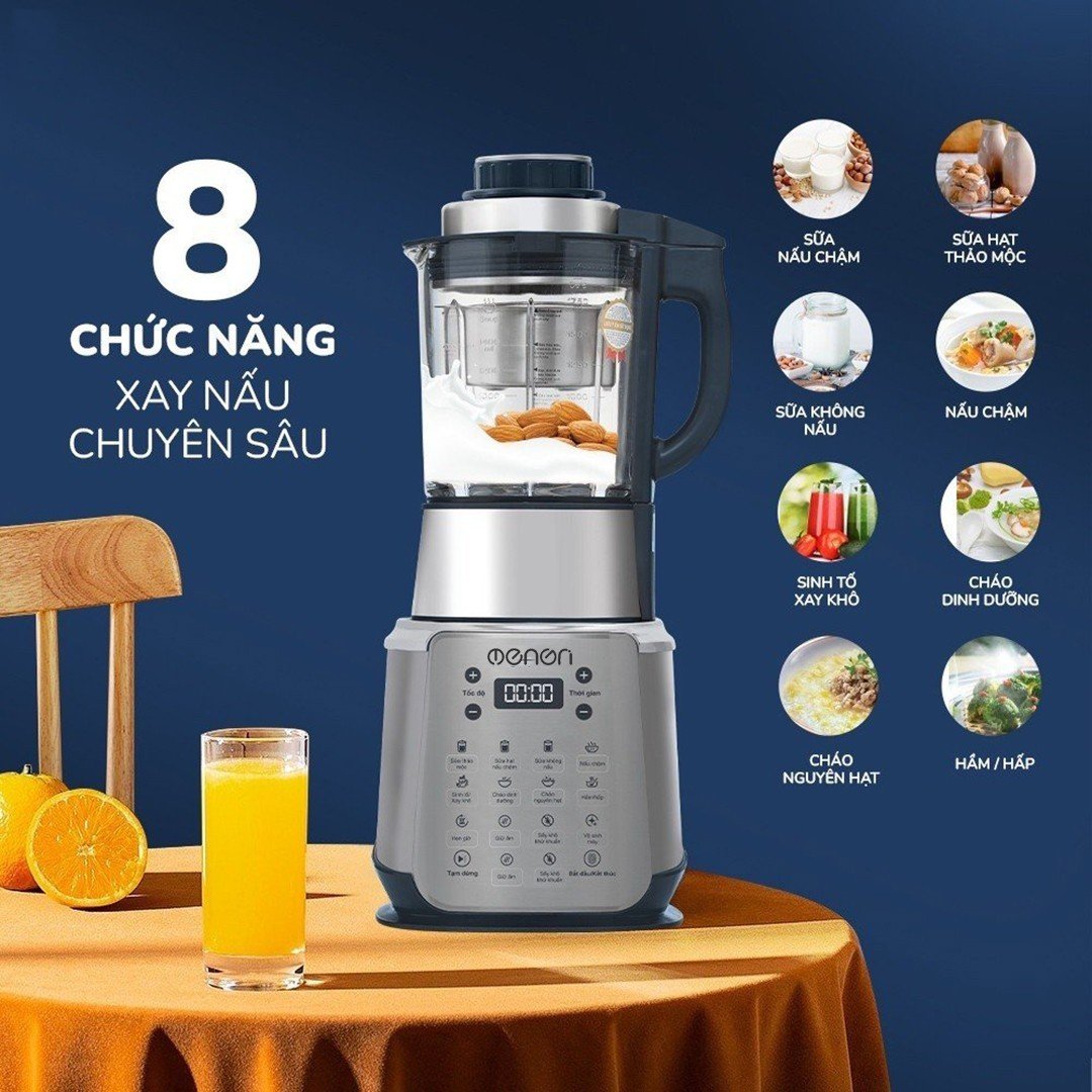 Máy Làm Sữa Hạt OENON, Xay Nấu Đa năng Dung Tích 1750ml Công Suất 1600W - Hàng Chính Hãng