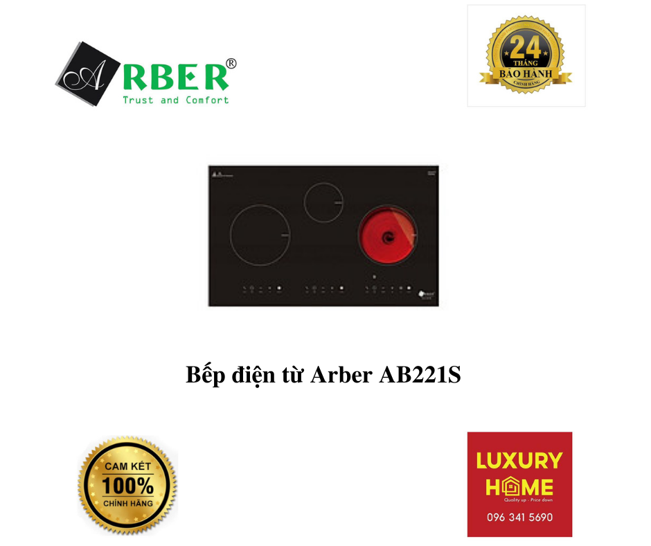 Bếp điện từ Arber AB221S- Hàng Chính Hãng