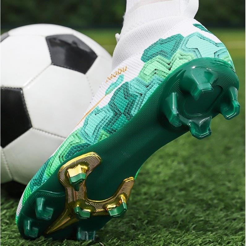 LSYAAAAA mùa hè uyên ương giày bóng đá nam C Row World Cup Neymar chống trượt nghiền móng tay AG dài móng tay trẻ em đào tạo giày