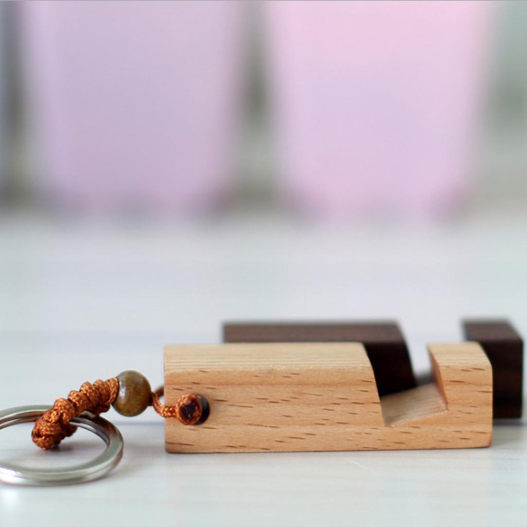 3-4pack Solid Wood Moible Phone Holder Desk Stand Ring for Phone Tablet 5.7 x