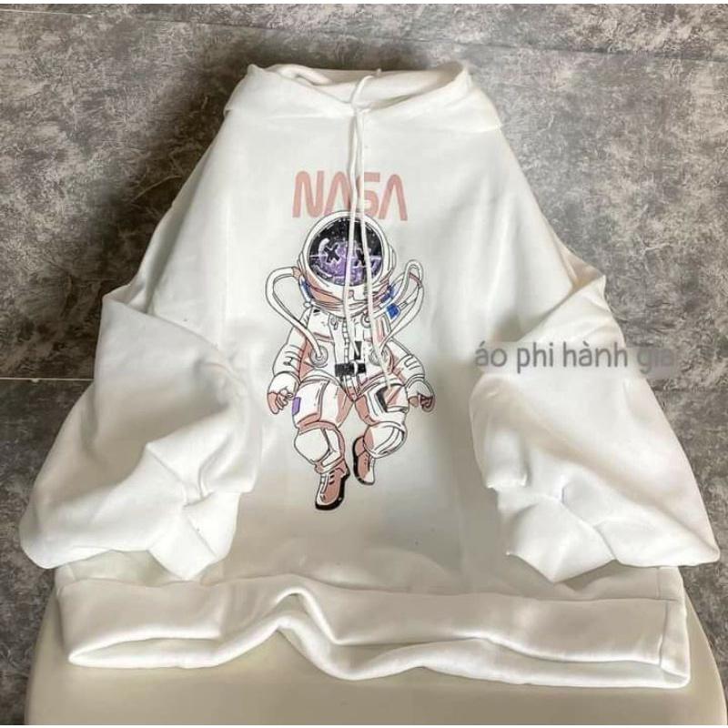 Áo hoodie nỉ cotton tay bồng ------- ÁO NỈ HOODIE PHI HÀNH GIA NASA