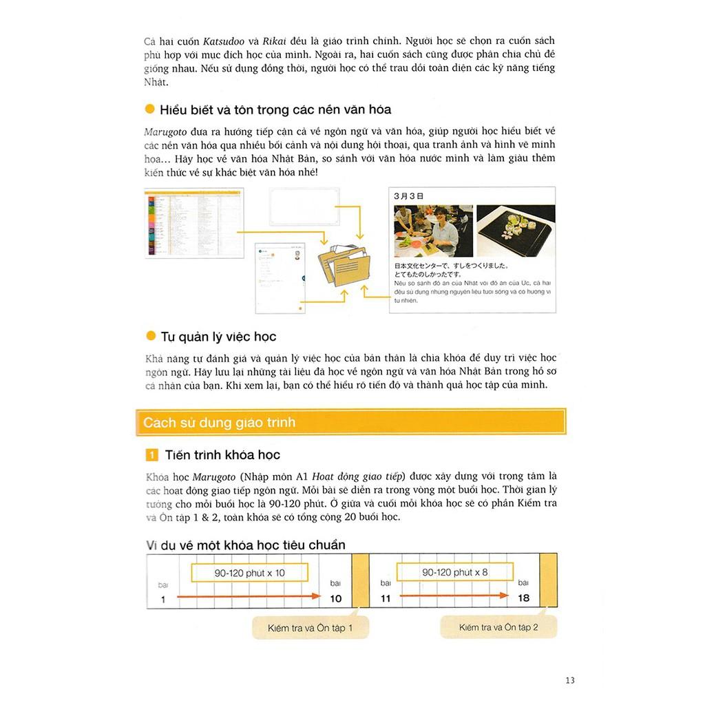 MARUGOTO Ngôn Ngữ và Văn Hóa Nhật Bản Nhập Môn A1 Hoạt động giao tiếp - Bản Quyền