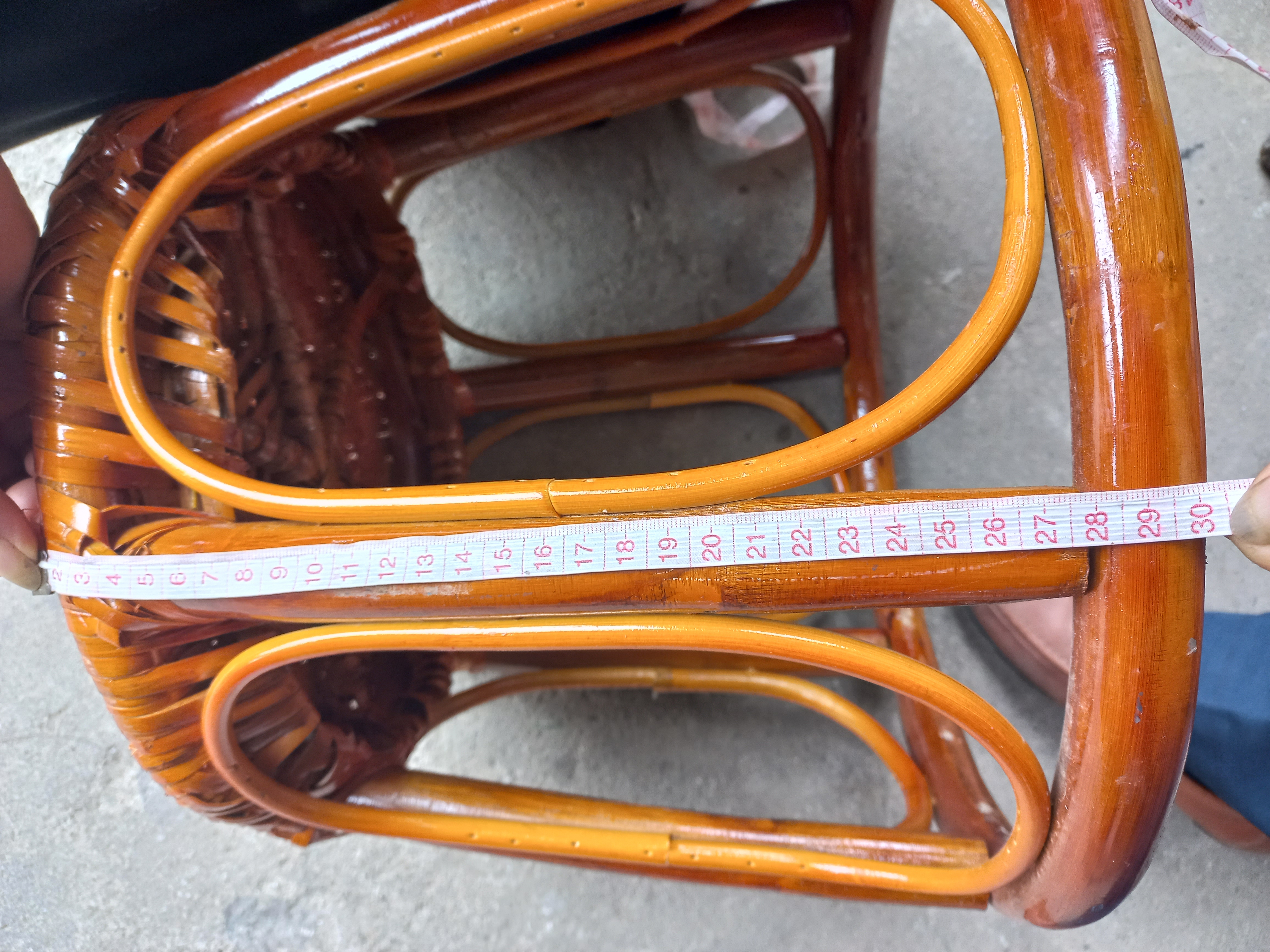 Ghế mây đan thủ công