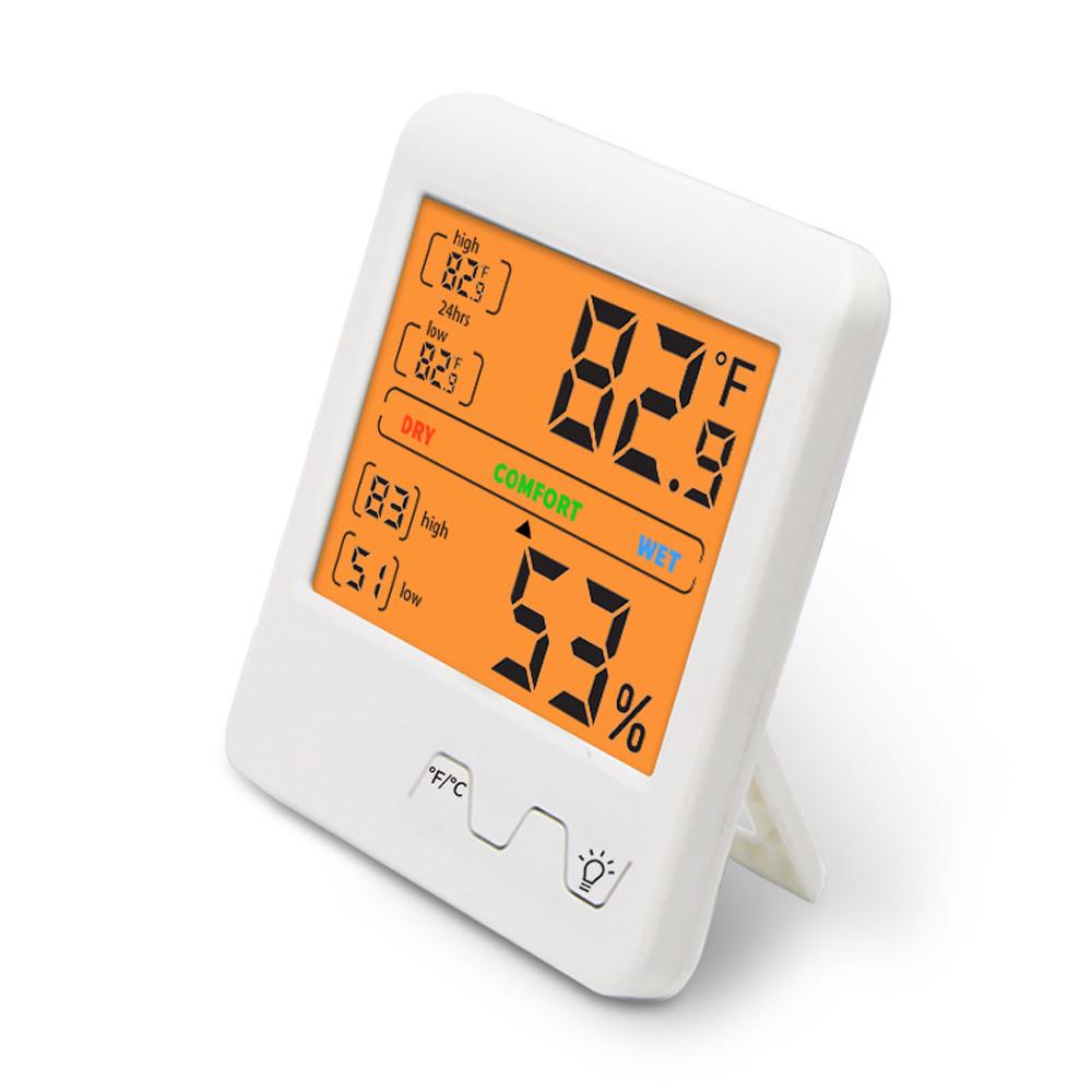 Big Digital LCD Screen Temperature Humidity meter Temperature Moisture Meter Indoor Outdoor Hygrometer Portable