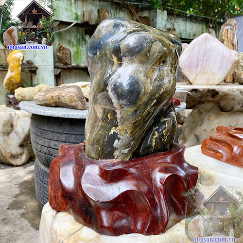 Trụ đá canxedon chuyển mã não giúp bạn luôn tự tin để khẳng định giá trị của bản thân CXD97 nặng 15.5kg kích thước 37x18x11.5
