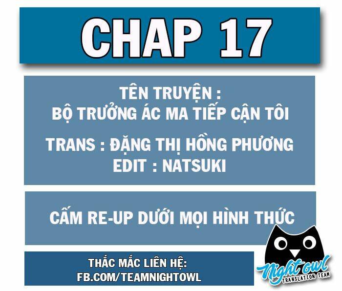 bộ trưởng ác ma tiếp cận tôi chapter 17 1