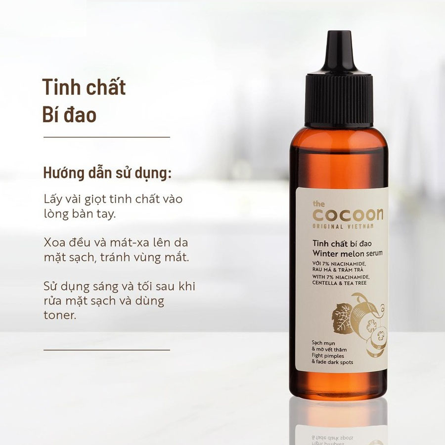 Tinh chất giảm mụn bí đao Cocoon 70ml NPP Shoptido