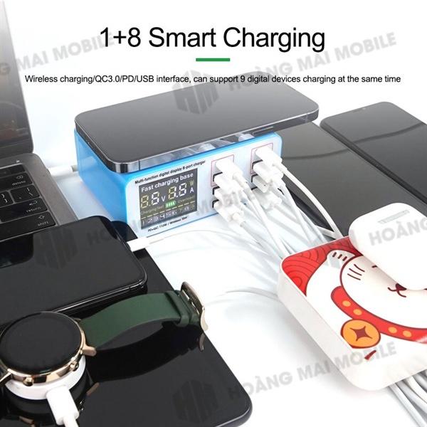 Sạc báo dòng RELIFE RL-304S hỗ trợ sạc nhanh, sạc không dây