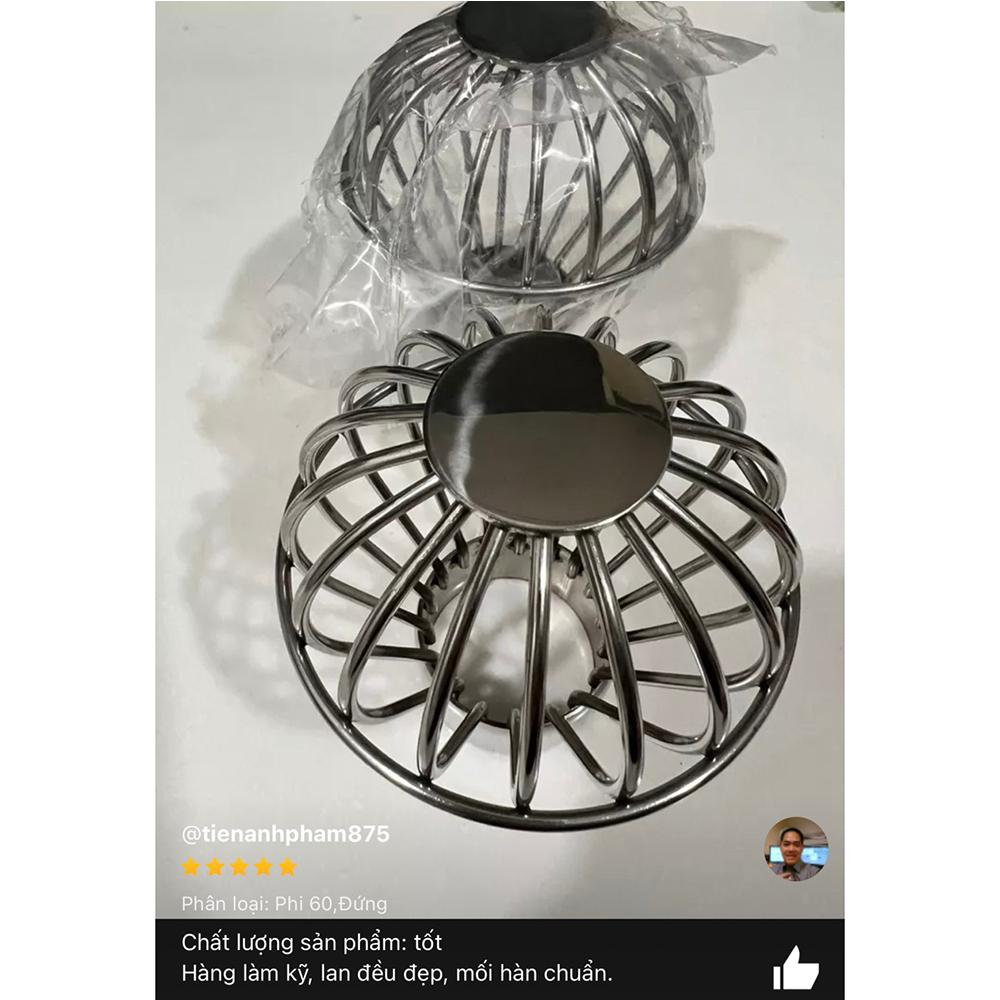 QUẢ CẦU CHẮN RÁC SÂN THƯỢNG INOX 304 TT-091