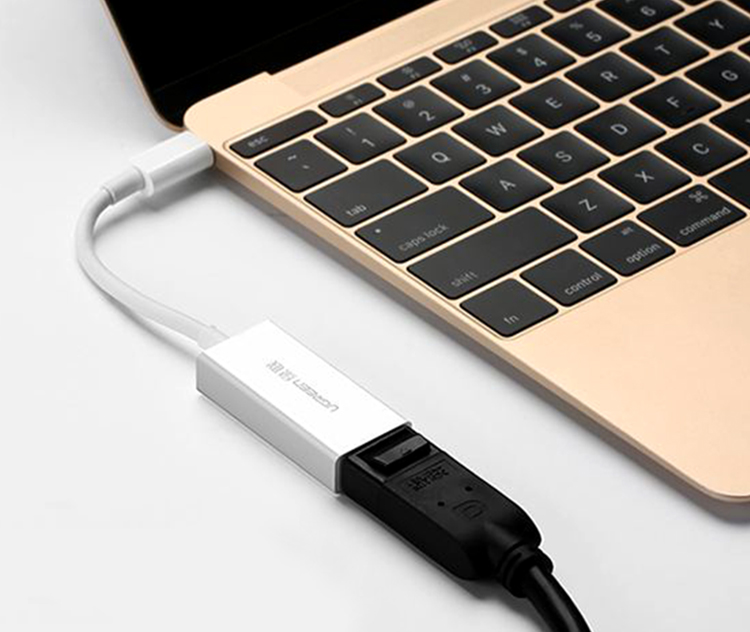 Cáp Chuyển Đổi Ugreen USB Type-C Sang Displayport 40372 (10cm) - Hàng Chính Hãng