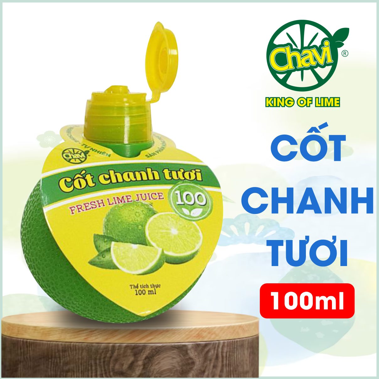 Cốt Chanh Tươi Chavi Chai 100ml