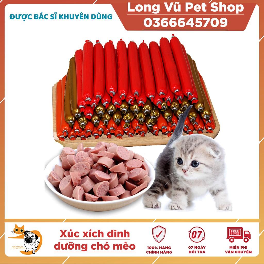 Xúc Xích Cho Chó Mèo Hamster Thú Cưng Dinh Dưỡng Giàu Vitamin, Đạm Bioline