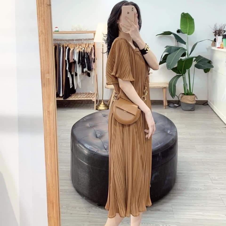 Váy bầu xuông thời trang thiết kế công sở xinh xắn M558 mặc đi chơi đi làm Mom and Baby
