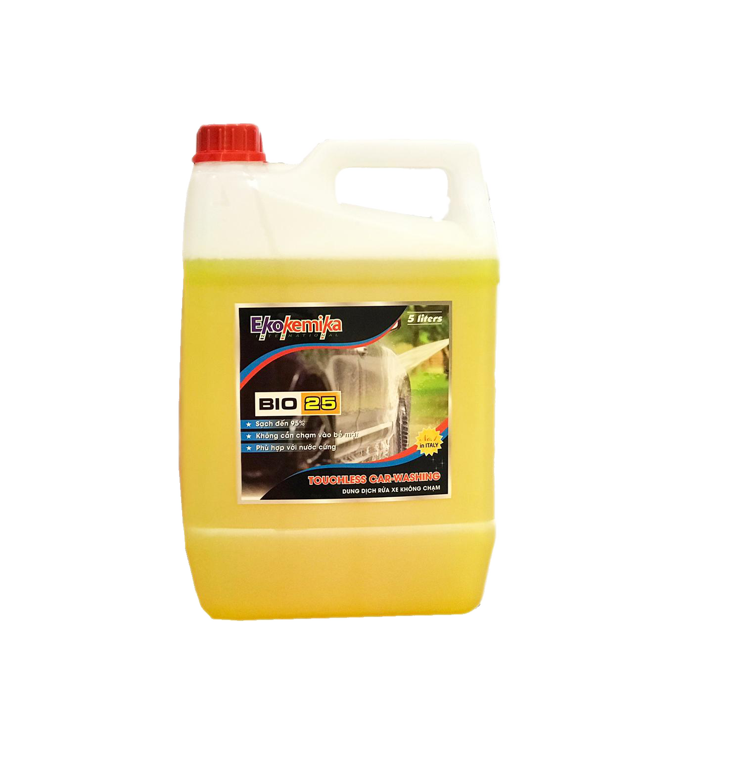 NƯỚC RỬA Ô TÔ VÀ XE MÁY KHÔNG CHẠM EKOKEMIKA BIO 25-5L