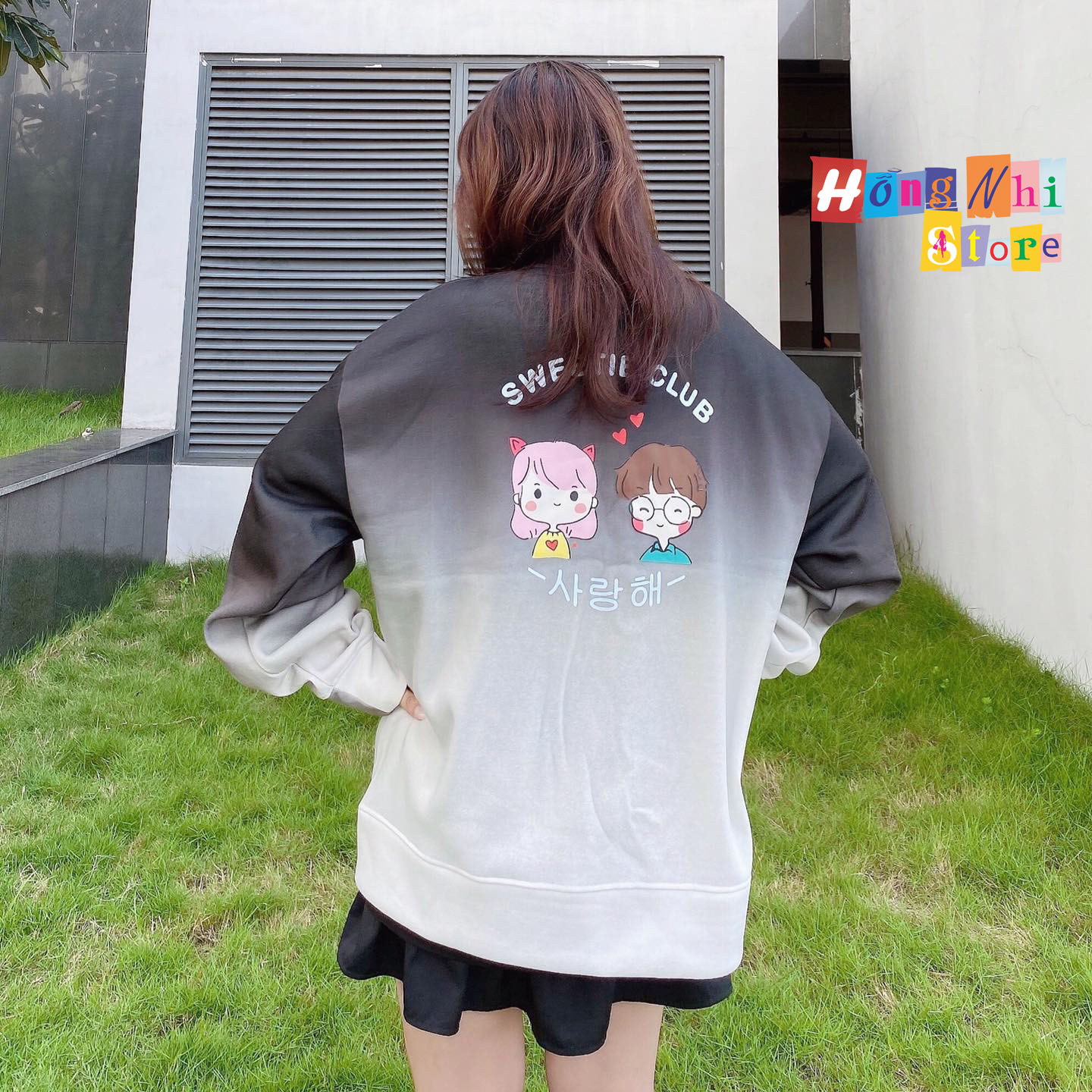 Áo Khoác Cardigan 3D Loang Màu In Hình Sweetie Club Tie Dye Oversize Ulzzang Unisex Dáng Rộng Nam Nữ - MM