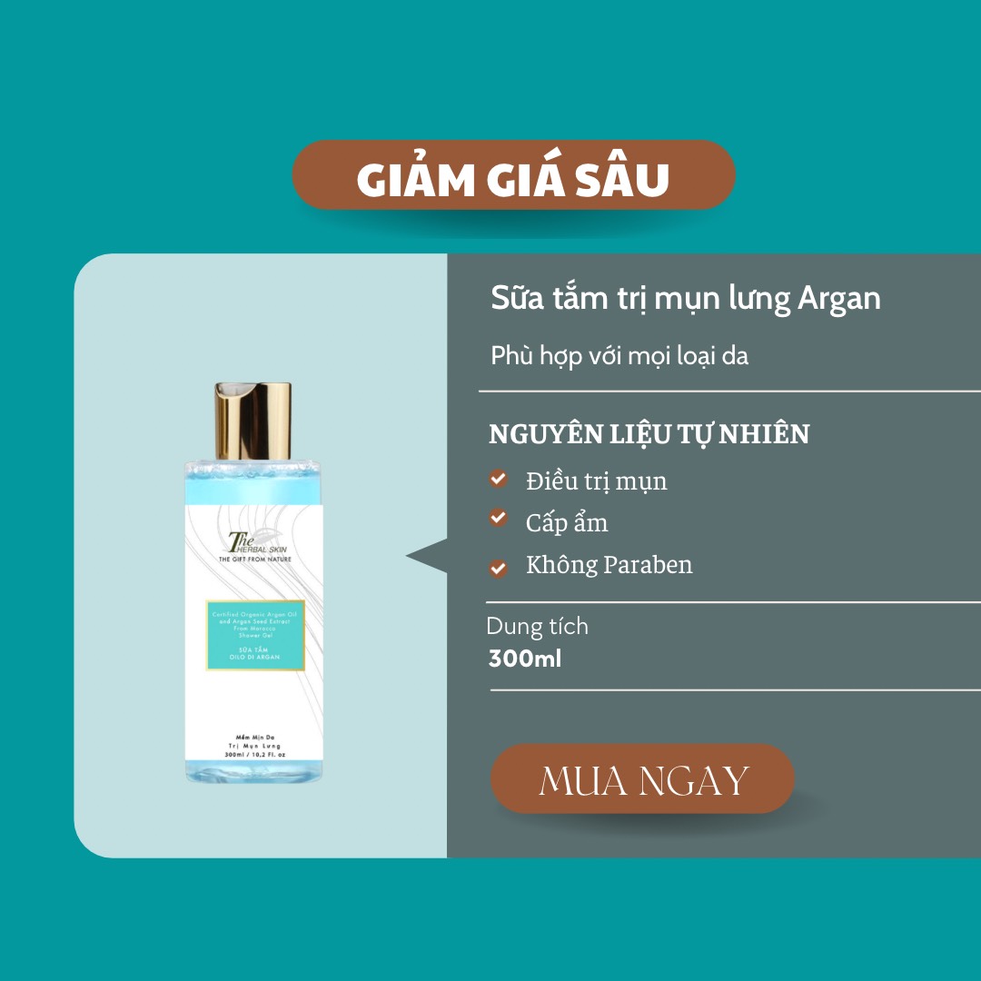 Sữa Tắm Oil Di Argan The Herbal Skin 300ml