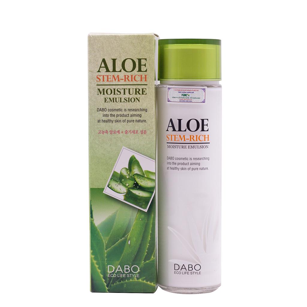 Sữa Dưỡng Thể Dưỡng Ẩm Trắng Da Hàn Quốc DABO Aloe Emulsion (150ml) – Hàng Chính Hãng