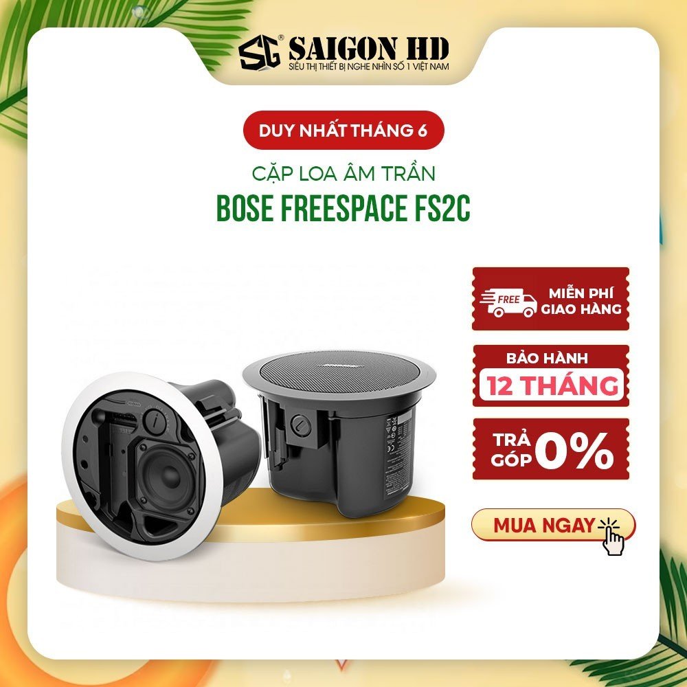 Cặp loa âm trần BOSE Freespace FS2C - Hàng chính hãng