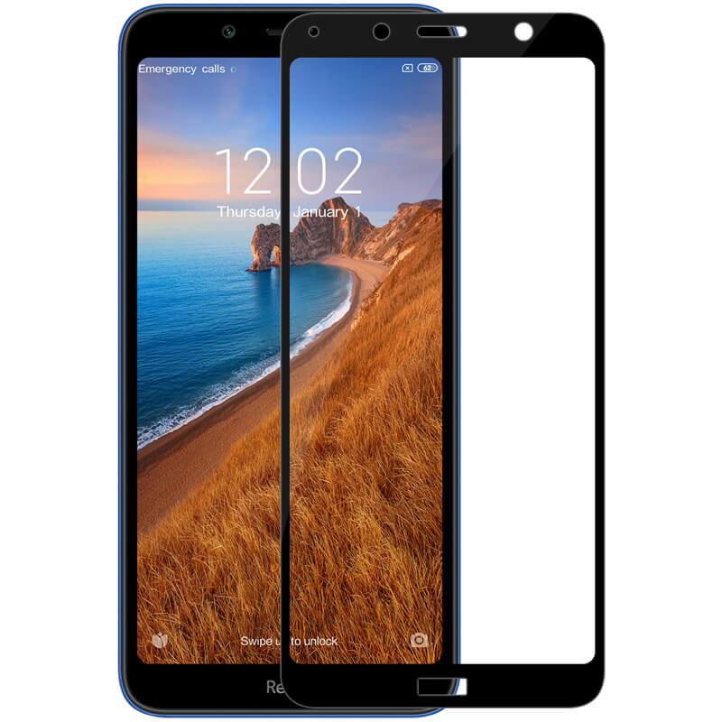 Miếng dán kính cường lực full màn hình 111D cho Xiaomi Redmi 7A hiệu HOTCASE (siêu mỏng chỉ 0.3mm, độ trong tuyệt đối, bo cong bảo vệ viền, độ cứng 9H) - Hàng nhập khẩu