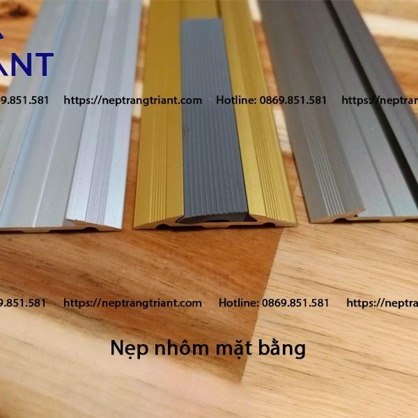 Nẹp nhôm mặt bằng, nẹp nhôm, nẹp chống trơn trượt bậc thang nhôm dễ thi công, giá rẻ