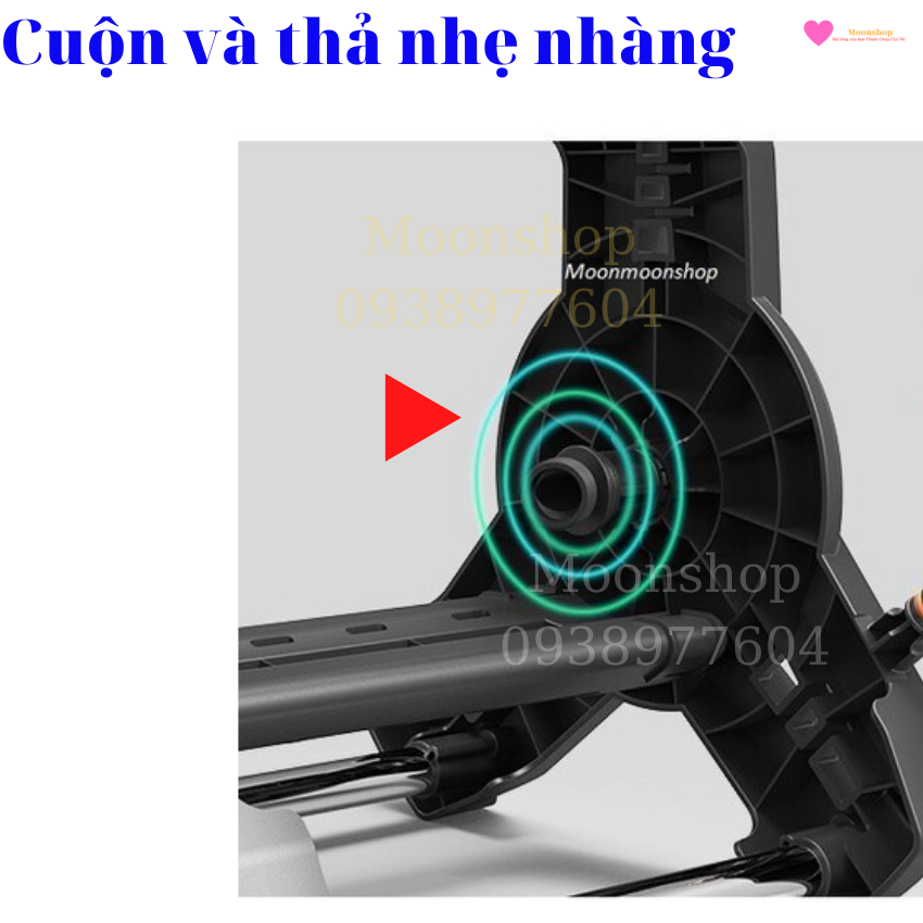 BỘ LÔ CUỘN ỐNG NƯỚC DÀI 15M ỐNG PHI 14, ĐỦ PHỤ KIỆN, TẶNG DÂY ĐẦU VÀO KHUNG