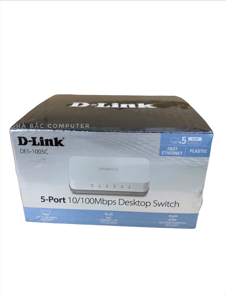 Bộ Chia Mạng 5 Cổng D-Link DES-1005C - Switch Chia Mạng - Hàng Chính Hãng