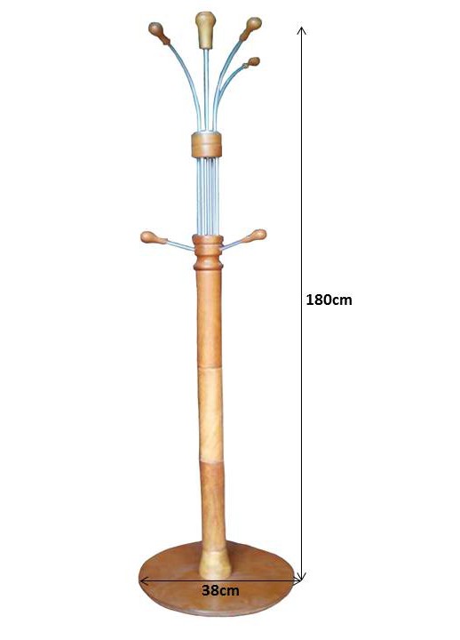 Cây treo tay nhôm-cây treo đồ tiện dụng-giá treo đồ bằng gỗ cao su thiên nhiên an toàn cứng cáp