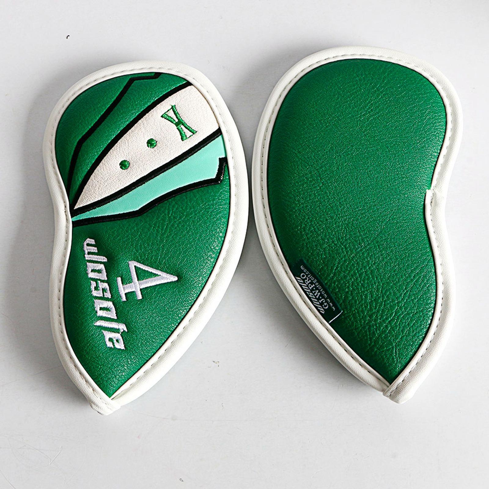 10x Premium Golf Iron Head Covers Set Golf Equipment for Golf Clubs Case Headcovers
