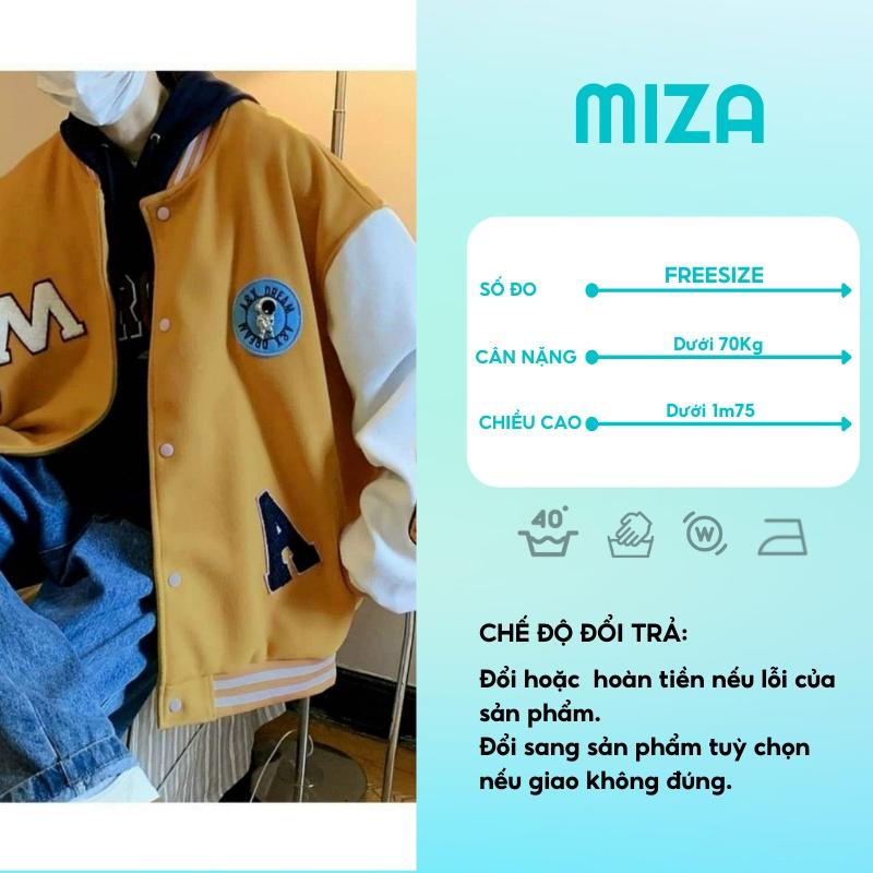 Áo bomber nam nữ nhung unisex khoác gió jacket cúc bấm form rộng local brand ulzzang phong cách hàn quốc đep Chữ R
