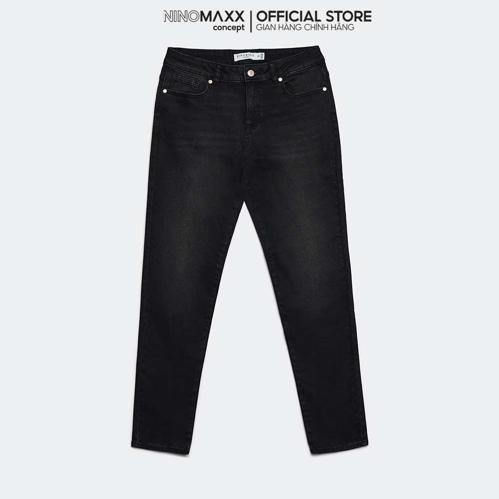 NINOMAXX Quần jean nữ Basic chất cotton form slim fit 2208062