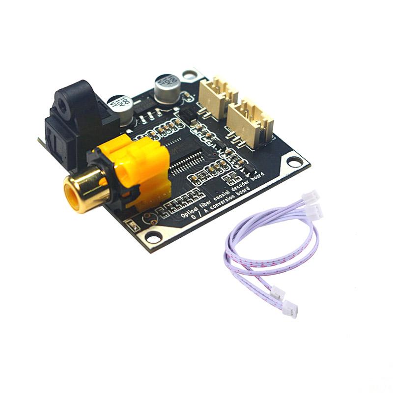DLHiFi Quang Có Cáp Đồng Trục Bộ Giải Mã Ban 24-bit 192K Đầu Ra Âm Thanh Stereo DIY Đổi Kỹ Thuật Số ĐẮC Với Cáp