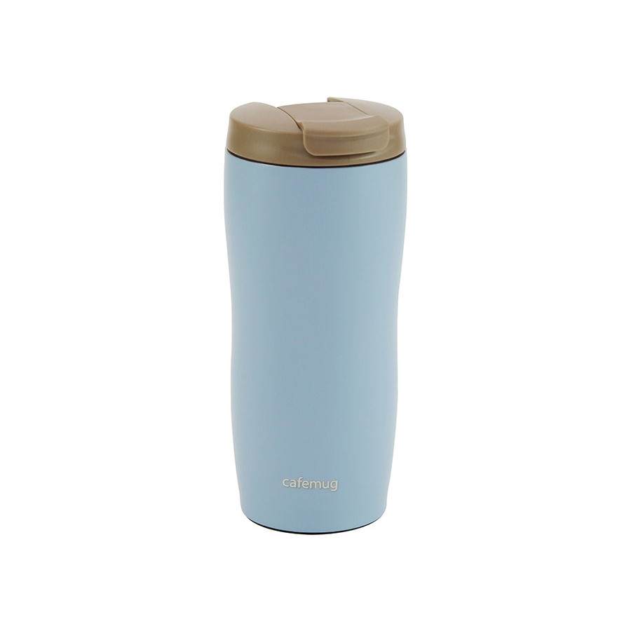 Ly inox giữ nhiệt Pearl Metal 360ml Có nắp - Smoky blue