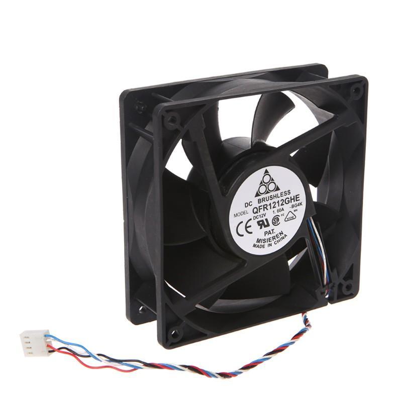 Quạt Tản Nhiệt Không Chổi Than 120x120 X 38mm Dc 12v 1.6a Pwm Server Cho Delta Afc1212De