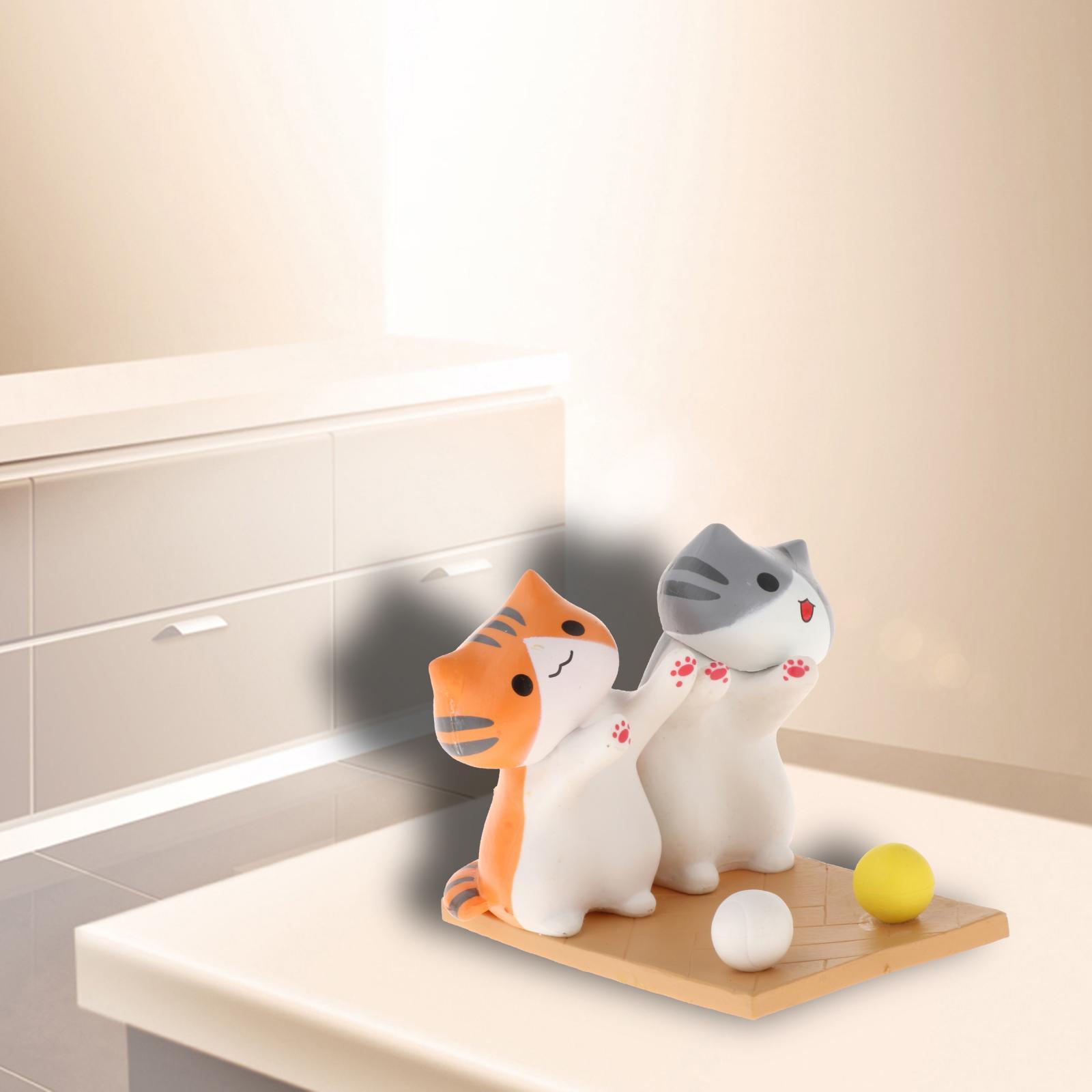 2x Cute Phone Holder PVC Desk Cellphone Tablets Stand for Friends Family