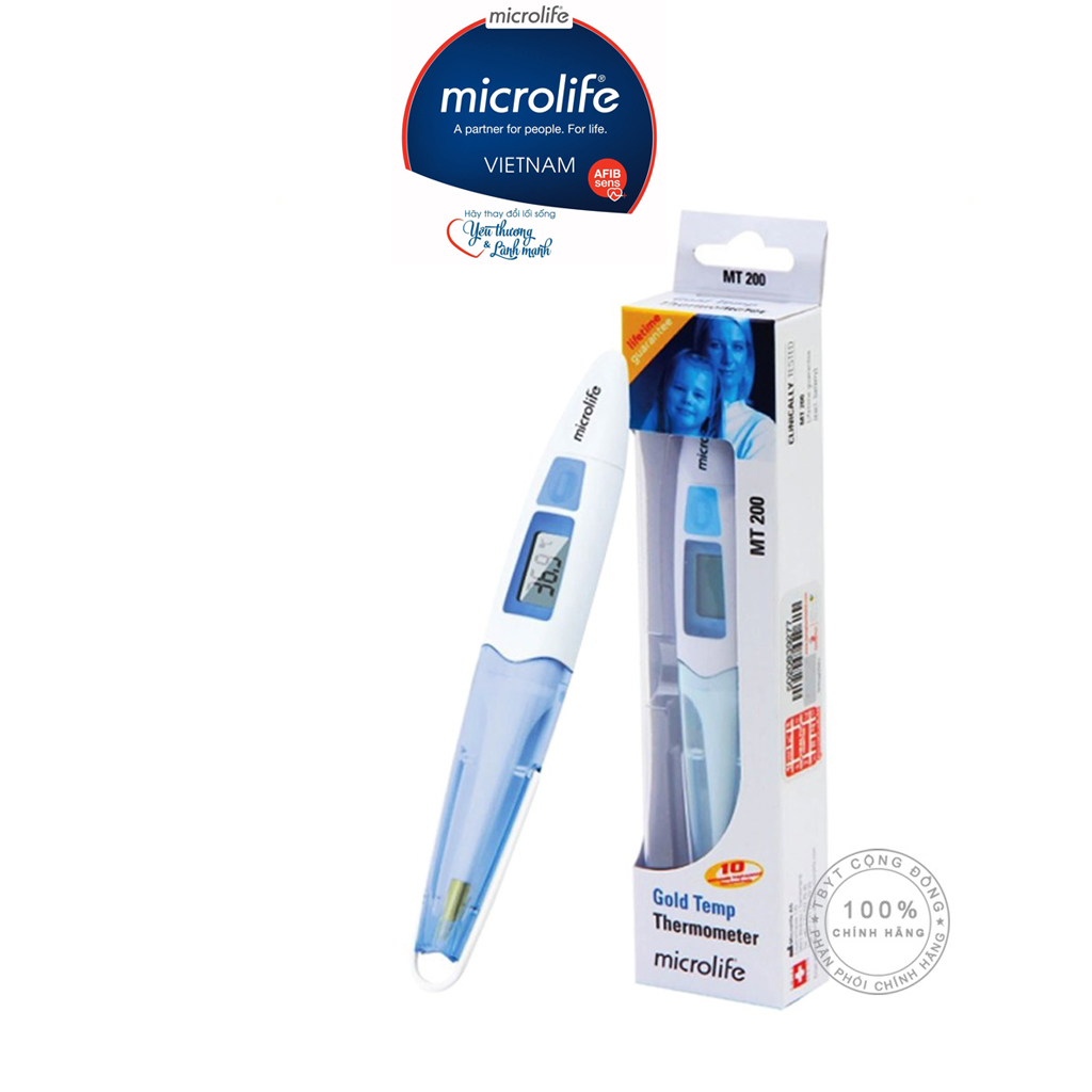 Nhiệt kế điện tử Microlife MT200 - Đo Nhanh , Chính Xác Trong 10 Giây | Thương Hiệu Thụy Sỹ