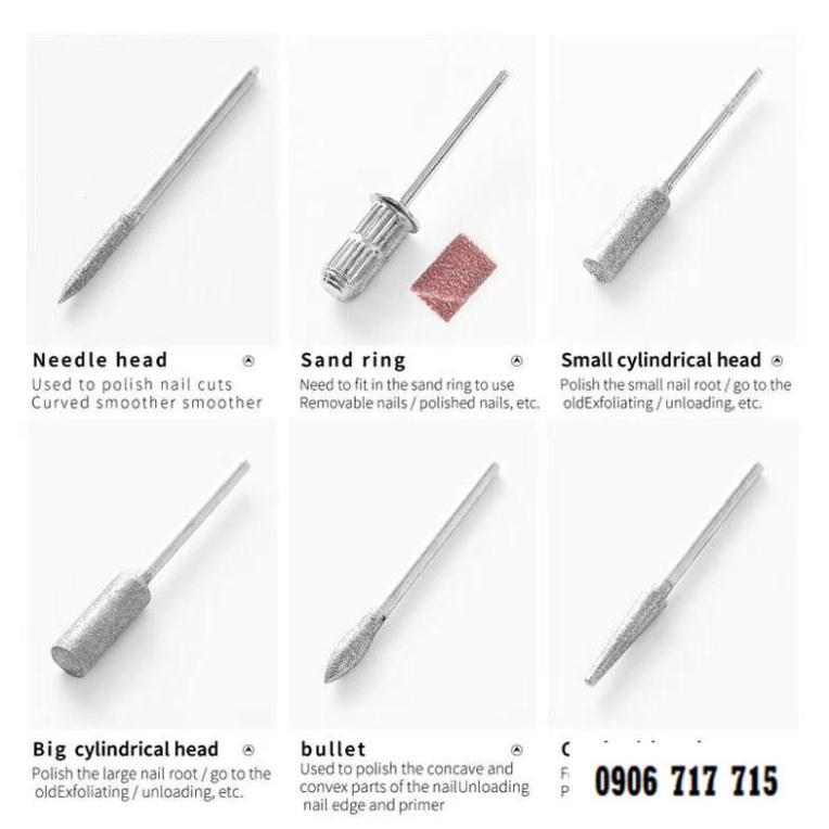 Máy mài đánh bóng móng tay mini kèm sạc cổng USB