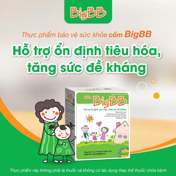 BIGBB &amp; BIGBB PLUS-GIÚP TRẺ ĂN NGON, GIẢM TÁC PHÁT VIÊM ĐƯỜNG HÔ HẤP,GIẢM VIÊM MŨI HỌNG, TĂNG ĐỀ KHÁNG