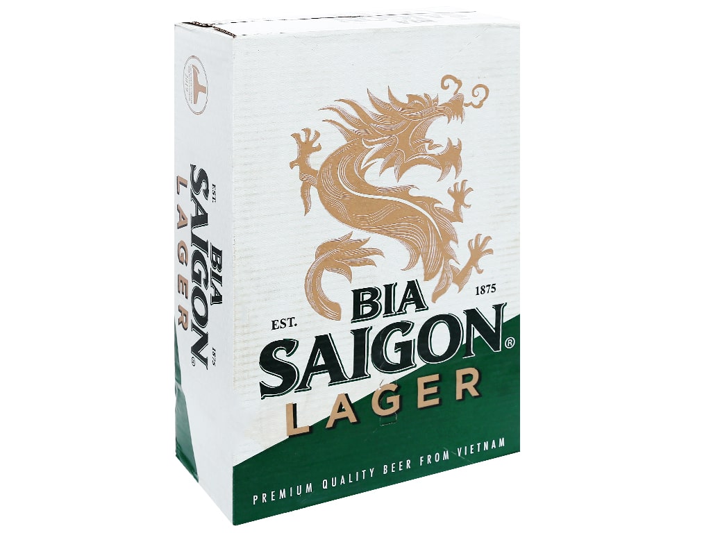 Thùng Bia Sài Gòn Lager 24 lon 330ml