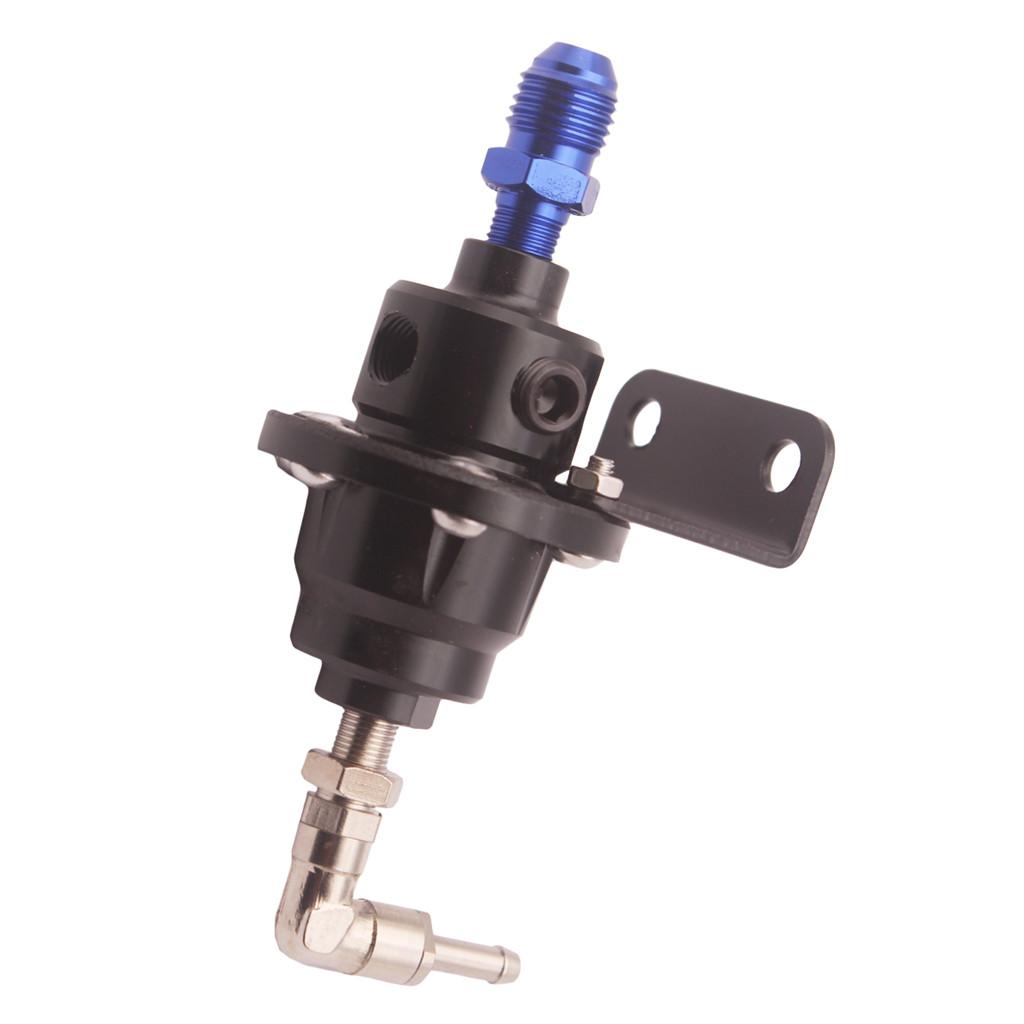 Universal Adjustable Fuel Pressure Regulator 0-160 Psi Car Auto Kit W/ Gauge