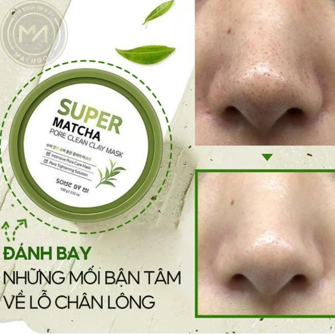 Mặt nạ dưỡng da Some By Mi Super Matcha Pore Clean Clay Mask 100g