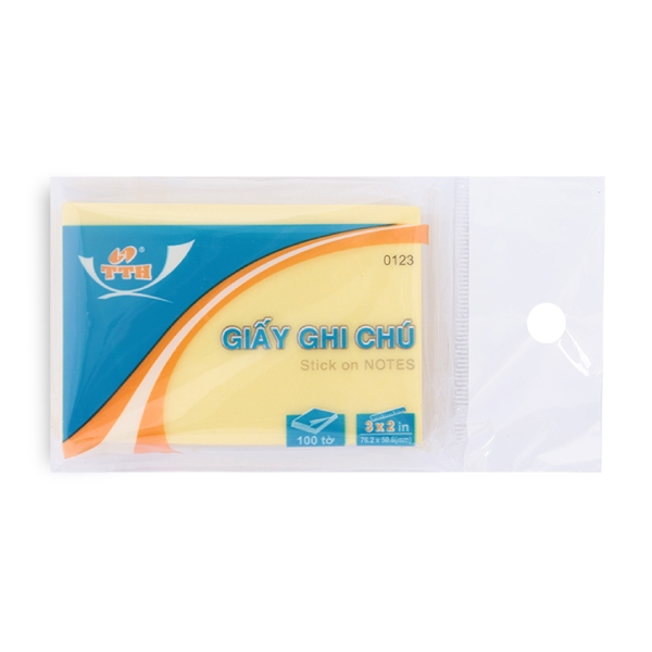 Giấy Note TTH 0123 (100 Tờ)